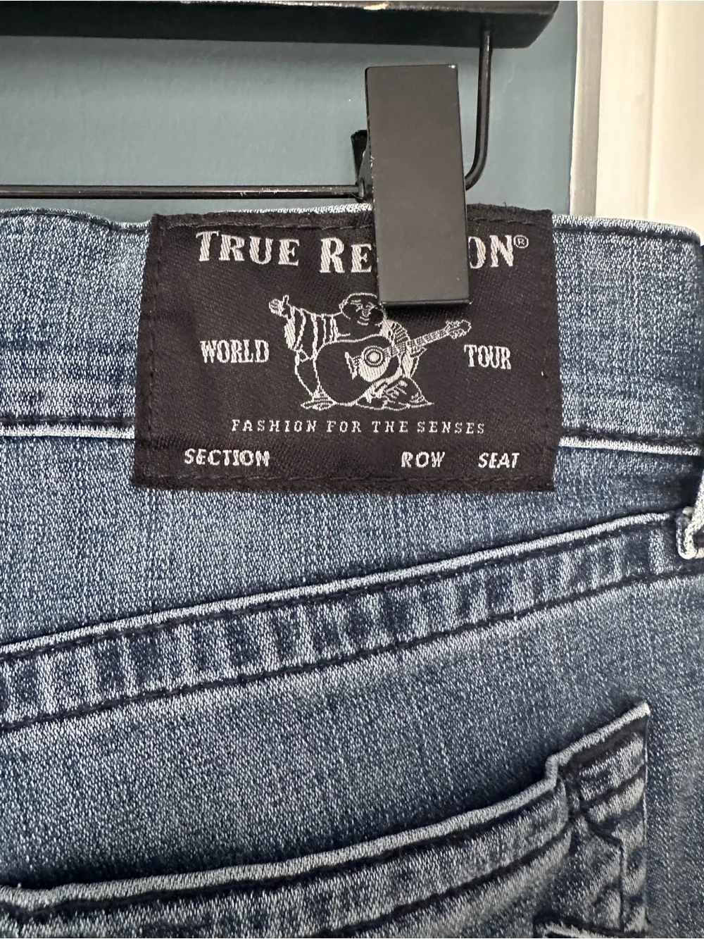 True Religion World Tour Men’s Jeans Size 32 Medium Wash Horseshoe